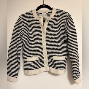 Uniqlo Striped Black and White Women's Sweater